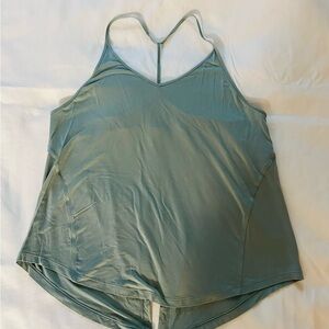 Lululemon Light Greenish-Blue Strappy Tank Top